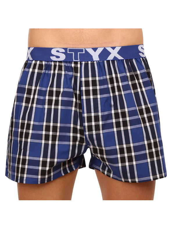 Styx Set treh - moške hlače Styx športni elastični pas večbarvne