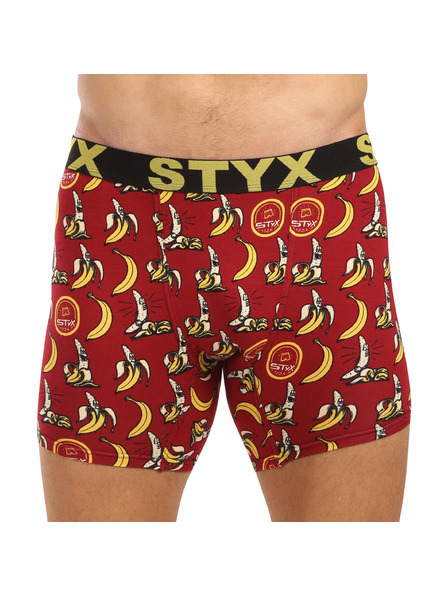 Styx Moške boksarice Styx long art športni pas banány