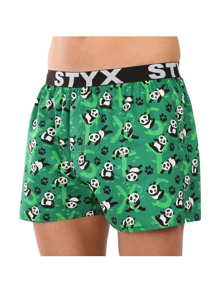 Styx Moške gaće Styx art športni elastik pande