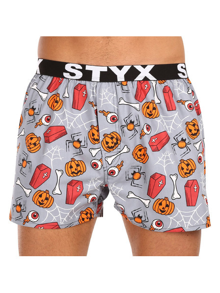 Styx Moške gaće Styx art športni elastik Hallooween krsti