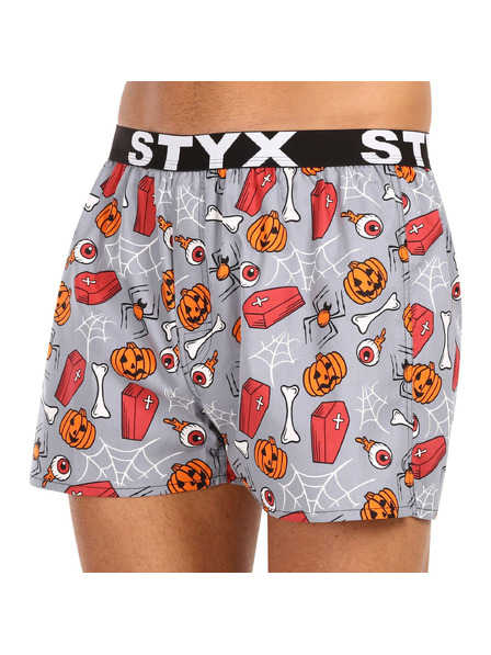 Styx Moške gaće Styx art športni elastik Hallooween krsti