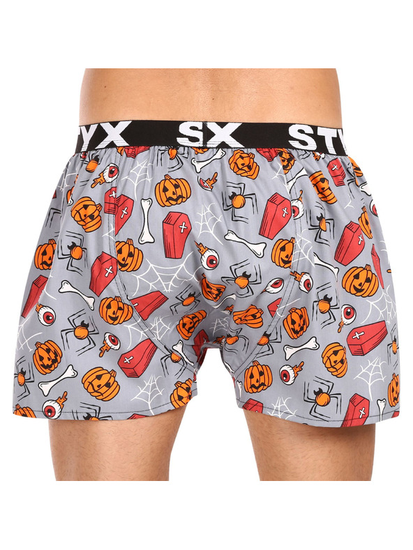 Styx Moške gaće Styx art športni elastik Hallooween krsti