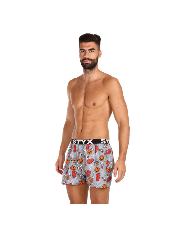 Styx Moške gaće Styx art športni elastik Hallooween krsti