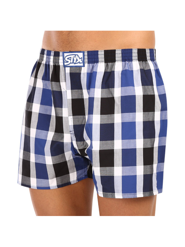 Styx Komplet treh moških kratkih hlač Styx classic elastic večbarvnih