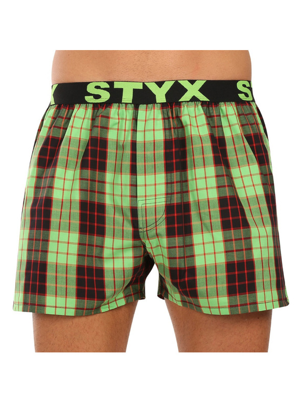 Styx Set treh - moške hlače Styx športni elastični pas večbarvne