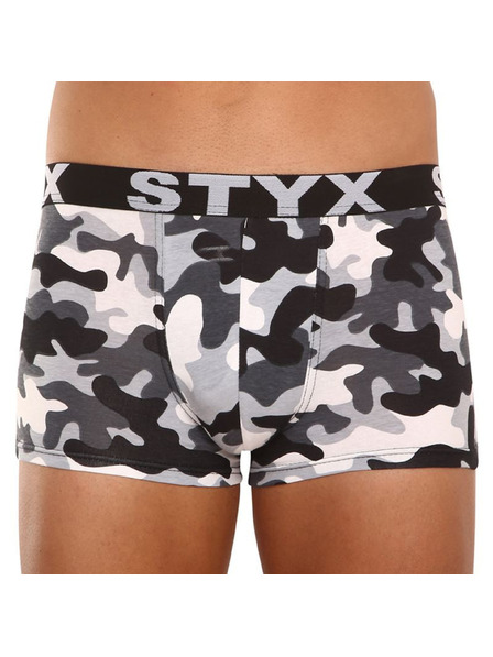 Styx Moške boksarice Styx art športni elastik nadmere kamuflaža