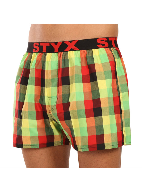 Styx Moške športne gumijaste hlače Styx večbarvne