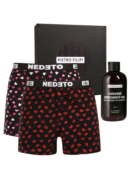 Nedeto Moška darila Komplet dva - gaće Nedeto in gel za prhanje Pietro Filipi