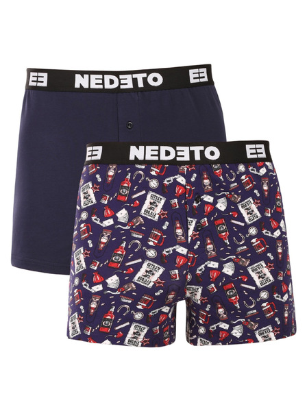 Nedeto Komplet dveh - moške spodnje hlače Nedeto večbarvne