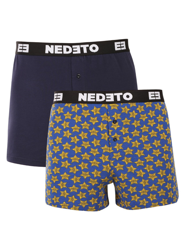 Nedeto Komplet dveh - moške spodnje hlače Nedeto večbarvne