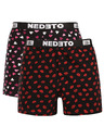 Nedeto Komplet dveh - moške gatke Nedeto Kiss and Hearts večbarvne