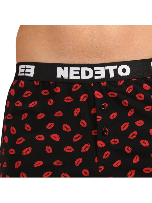 Nedeto Komplet dveh - moške gatke Nedeto Kiss and Hearts večbarvne