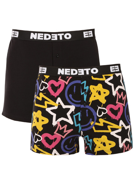 Nedeto Komplet dveh - moške spodnje hlače Nedeto večbarvne