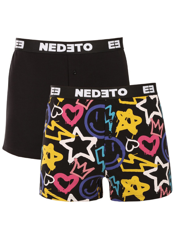 Nedeto Komplet dveh - moške spodnje hlače Nedeto večbarvne