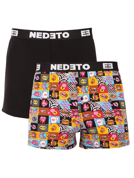 Nedeto Komplet dveh - moške spodnje hlače Nedeto večbarvne