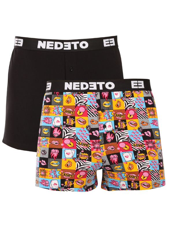 Nedeto Komplet dveh - moške spodnje hlače Nedeto večbarvne