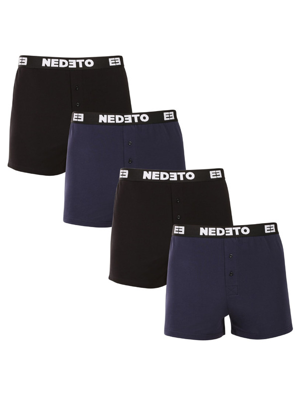 Nedeto Komplet štirih - moške gatke Nedeto večbarvne