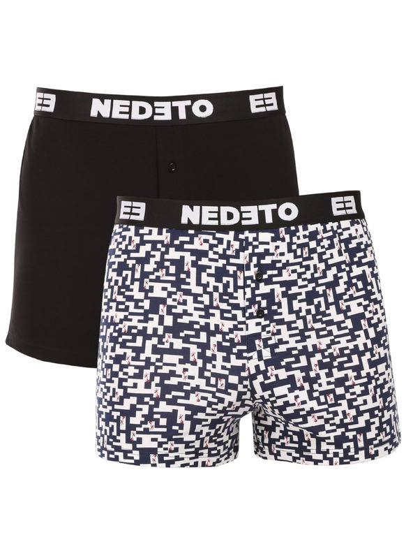 Nedeto Komplet dveh - moške spodnje hlače Nedeto večbarvne