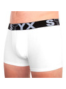 Styx Komplet treh moških boksaric Styx v modri in beli barvi