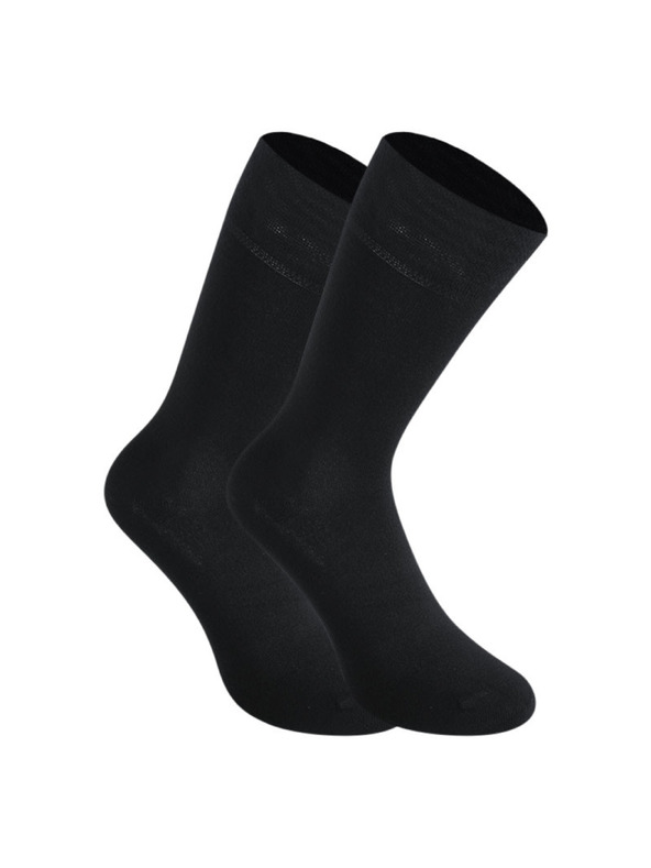 Styx 3PACK Styx Visoke nogavice iz bambusa črne