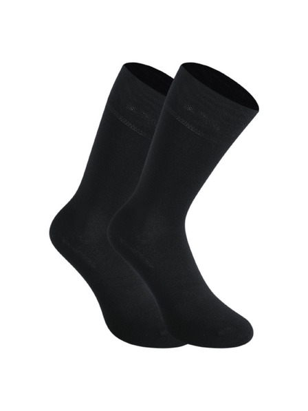 Styx 3PACK Styx Visoke nogavice iz bambusa črne