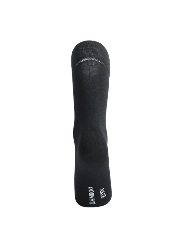 Styx 3PACK Styx Visoke nogavice iz bambusa črne