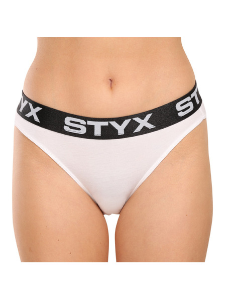 Styx Ženske športne hlačke Styx bele barve