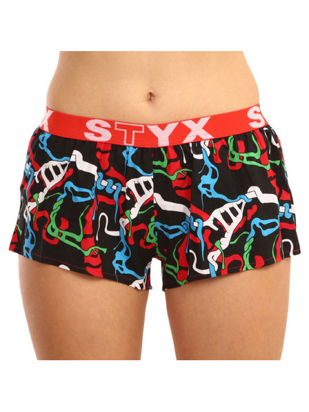 Styx Ženske športne kratke hlače Styx art rubber Jungle