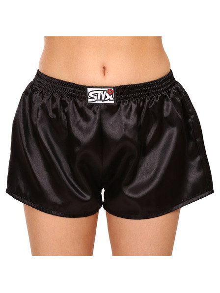 Styx Ženske hlače Styx Classic Rubber Shorts Satin Black