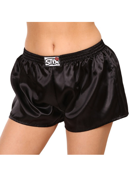 Styx Ženske hlače Styx Classic Rubber Shorts Satin Black
