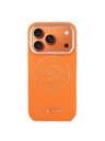 Guess Guess PU Perforated 4G Logo MagSafe Zadnji Pokrov za iPhone 17 Orange