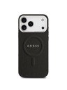 Guess Guess PU Saffiano MagSafe Zadnji Pokrov za iPhone 17 Pro Max Black
