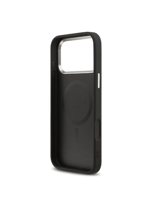 Guess Guess PU Saffiano MagSafe Zadnji Pokrov za iPhone 17 Pro Max Black