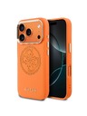 Guess Guess PU Perforated 4G Logo MagSafe Zadnji Pokrov za iPhone 17 Pro Max Orange