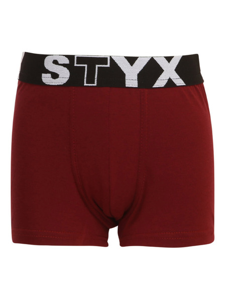 Styx Otroške boksarice Styx športni gumi vinsko rdeče