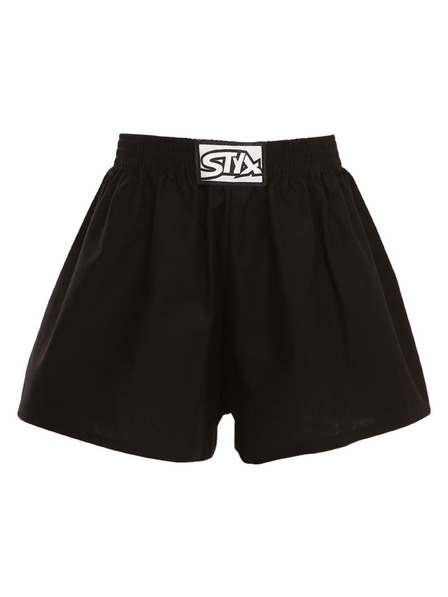 Styx Otroške kratke hlačke Styx klasična guma črne