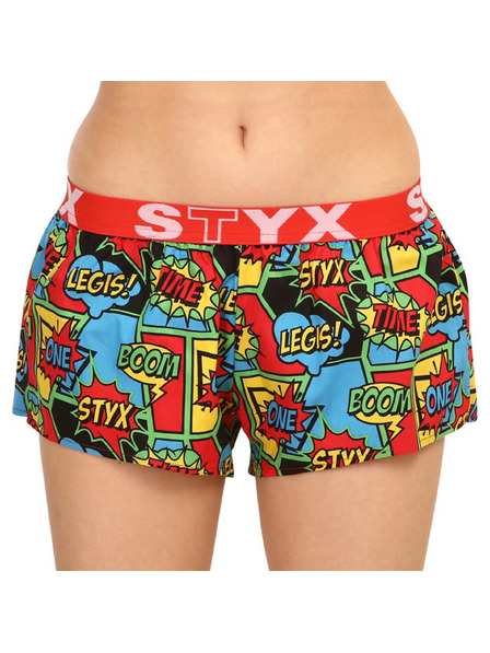 Styx Ženske kratke hlačke Styx art športni gumi boom