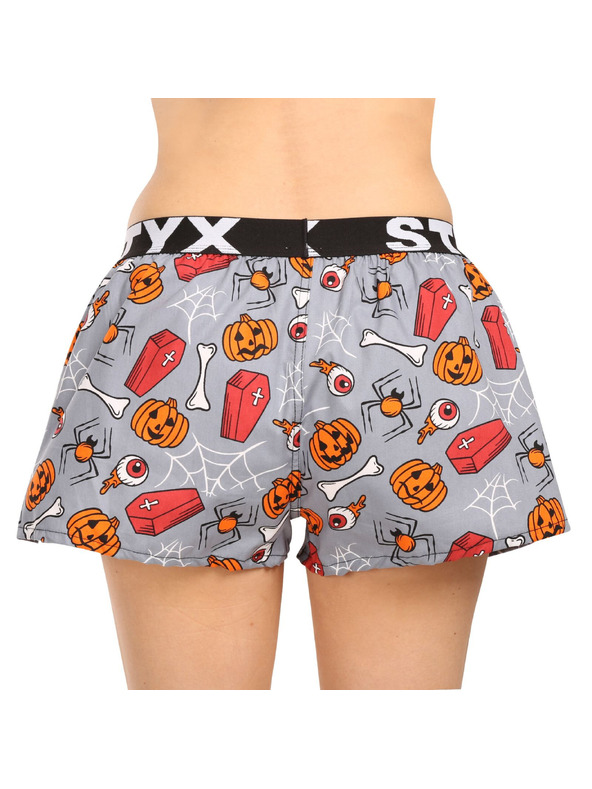 Styx Ženske kratke hlačke Styx art športni gumi Halloween krsti