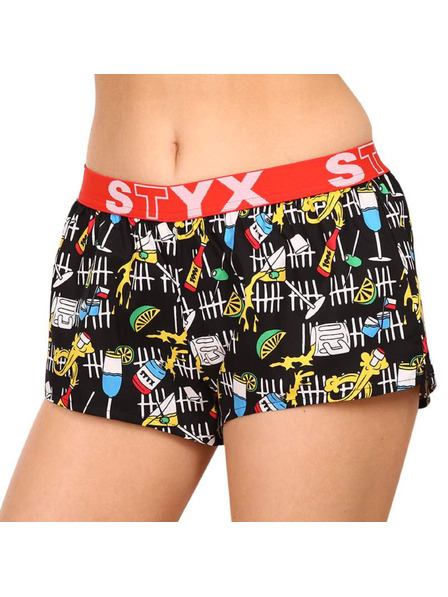 Styx Ženske umetniške športne hlače Styx iz gume za zabavo