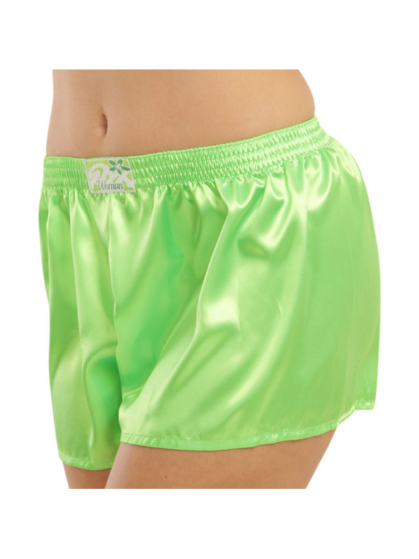Styx Ženske hlače Styx Classic Rubber Shorts Satin Green