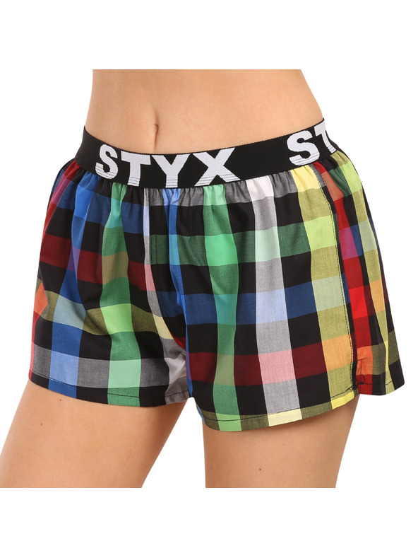 Styx Ženske kratke hlačke Styx športni gumi večbarvne