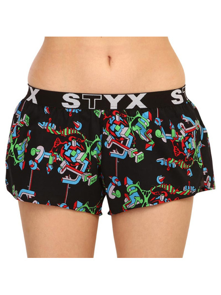Styx Ženske kratke hlačke Styx art športni gumi struktura