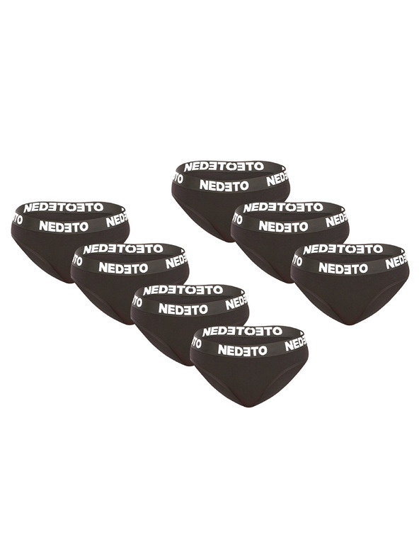 Nedeto Komplet sedmih ženskih hlačk Nedeto black