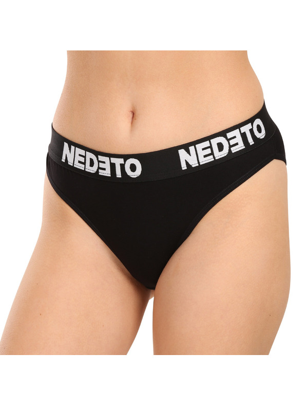 Nedeto Komplet petih ženskih hlačk Nedeto Black