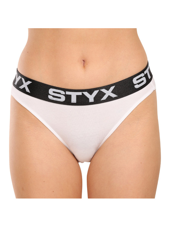 Styx Ženske hlačke Styx športni gumi bele