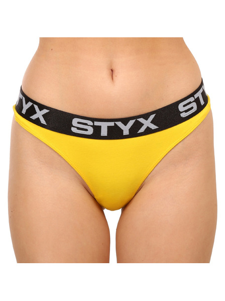 Styx Ženske tange Styx športni gumi rumena