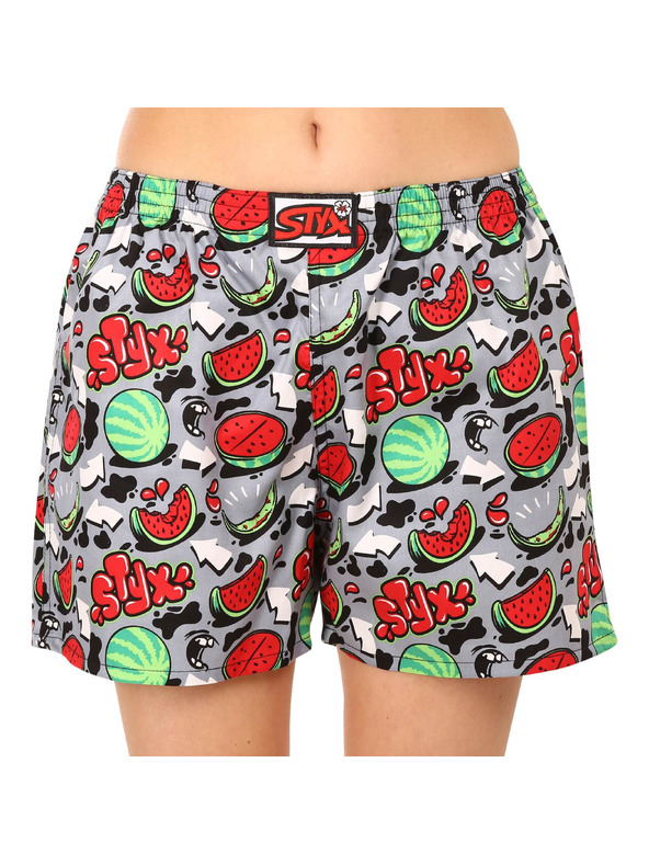 Styx Ženske pižamske boksarice Styx melone