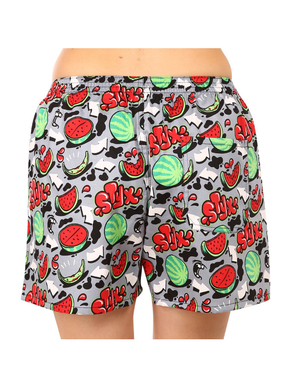 Styx Ženske pižamske boksarice Styx melone