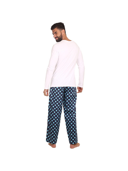 Styx Moška pižama Styx Polka Dot