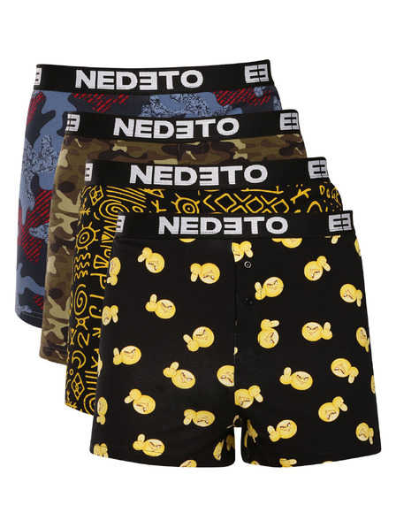 Nedeto Komplet štirih - moške gatke Nedeto večbarvne